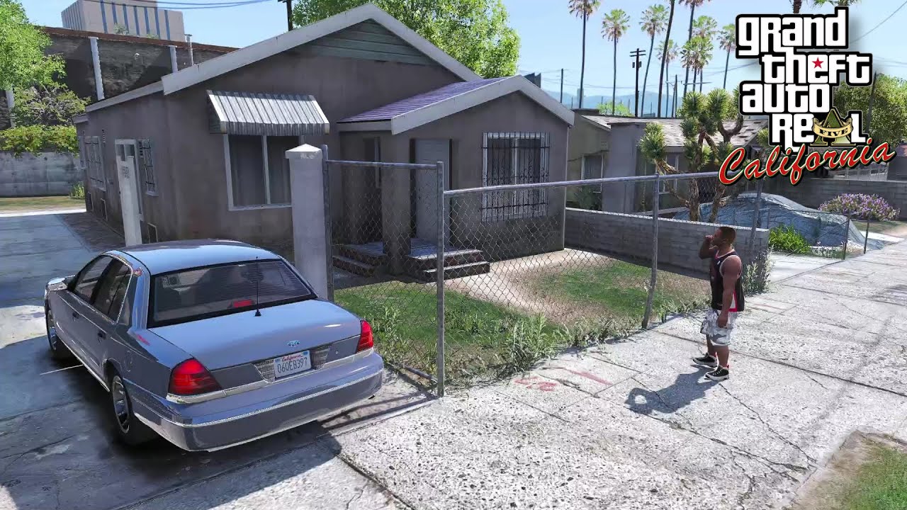 GTA 5 - REAL LA STREET LIFE - LOOKING AT A HOUSE IN COMPTON - LA REVO #7