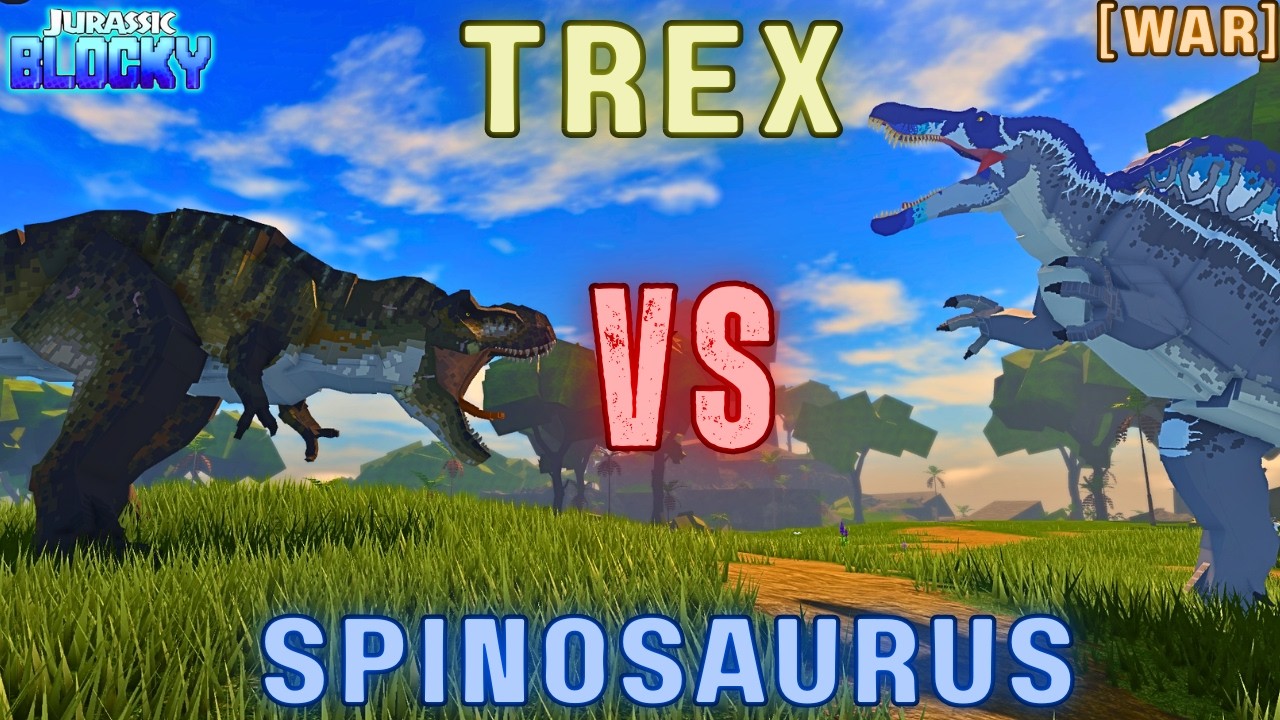 SPINOSAURIDS VS TYRANNOSAURIDS *WAR!* | Jurassic Blocky