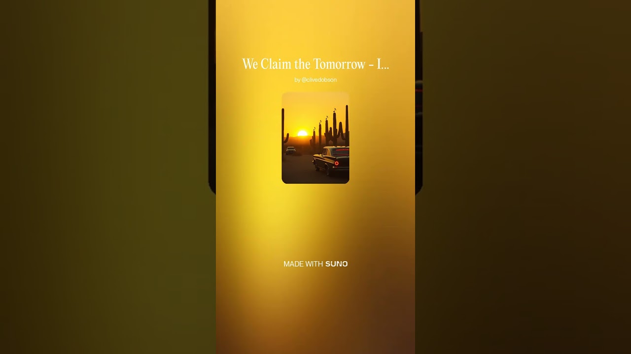 We Claim the Tomorrow 2 - Instrumental #AI​ #Song​ by #Suno​ #music​ #newmusic​