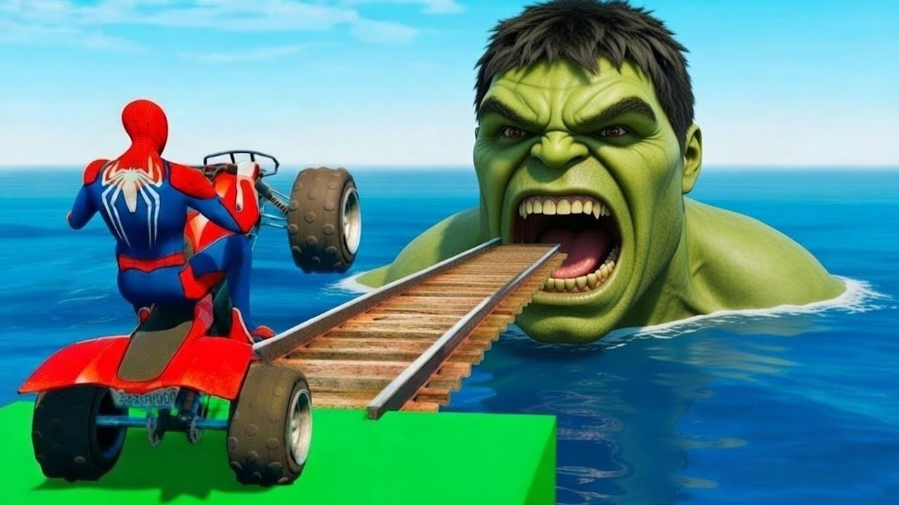 الرجل العنكبوت انقاذ باتمان Spider-Man Rescue batman vs iron man vs venom funny Game GTA 5 superhero