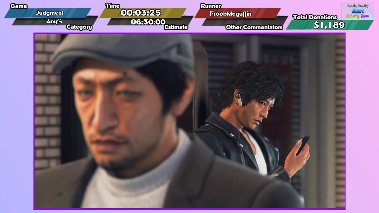 Judgement any% by Froobmcguffin Really Really Start Believing Them (and finale)