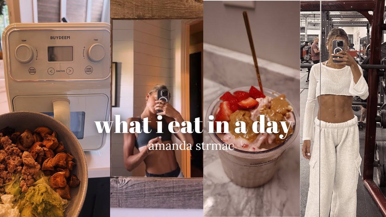 what I eat in a day | high protein, full workout, & healthy meal ideas