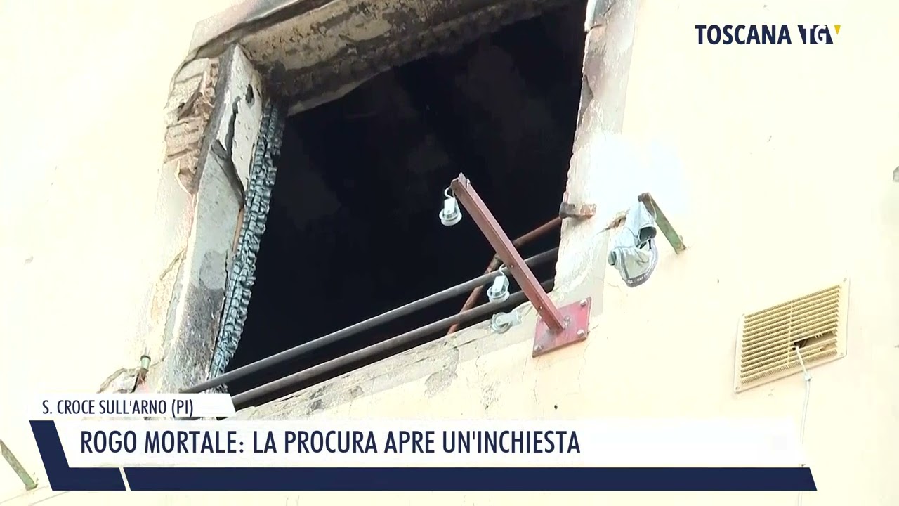 2024-08-26 S. CROCE SULL'ARNO (PI) - ROGO MORTALE, LA PROCURA APRE UN'INCHIESTA