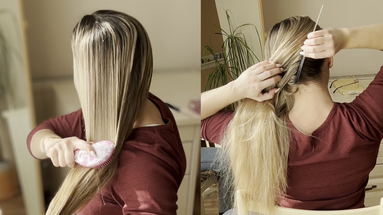 ASMR | Brushing and braiding my hair