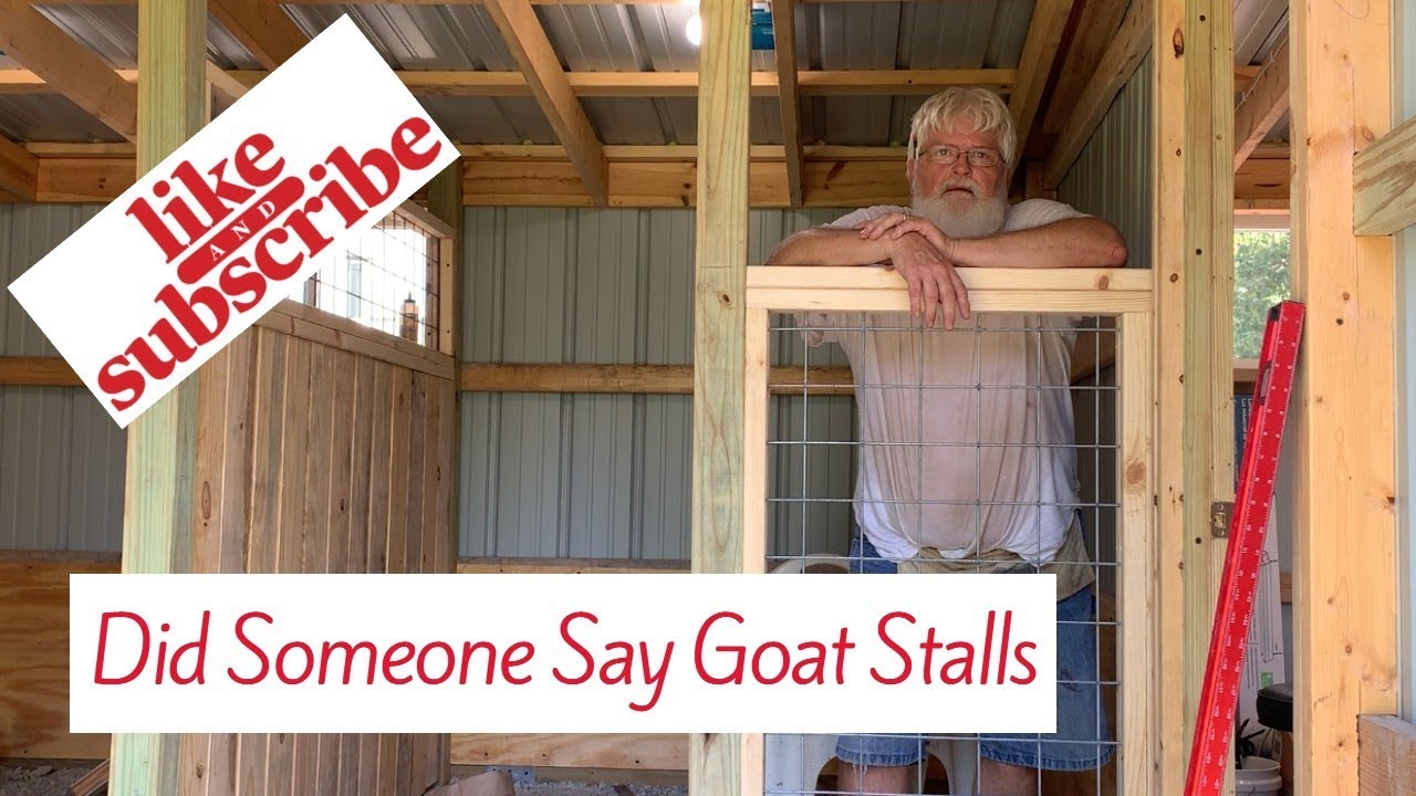 Building Goat Stalls 