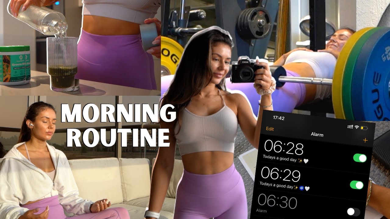 6:30AM MORNING ROUTINE | gym edition & for growth