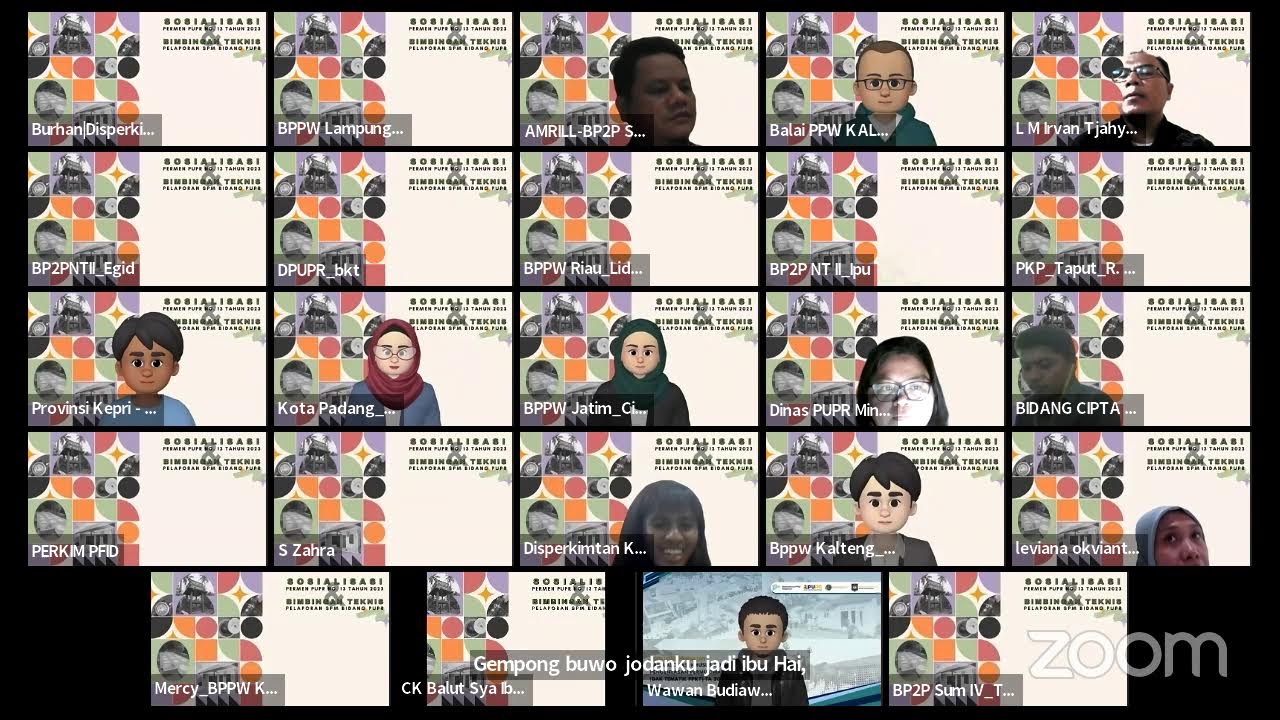 Sosialisasi Permen PUPR No. 13 Tahun 2023 dan Bimbingan Teknis Pelaporan SPM Bidang PUPR