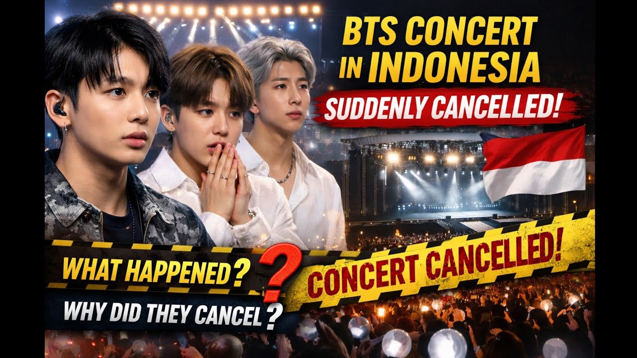 Speculation Emerges After BTS Cancels Their Concert Schedule in Indonesia