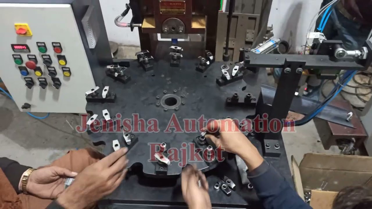 auto embosing power press automation