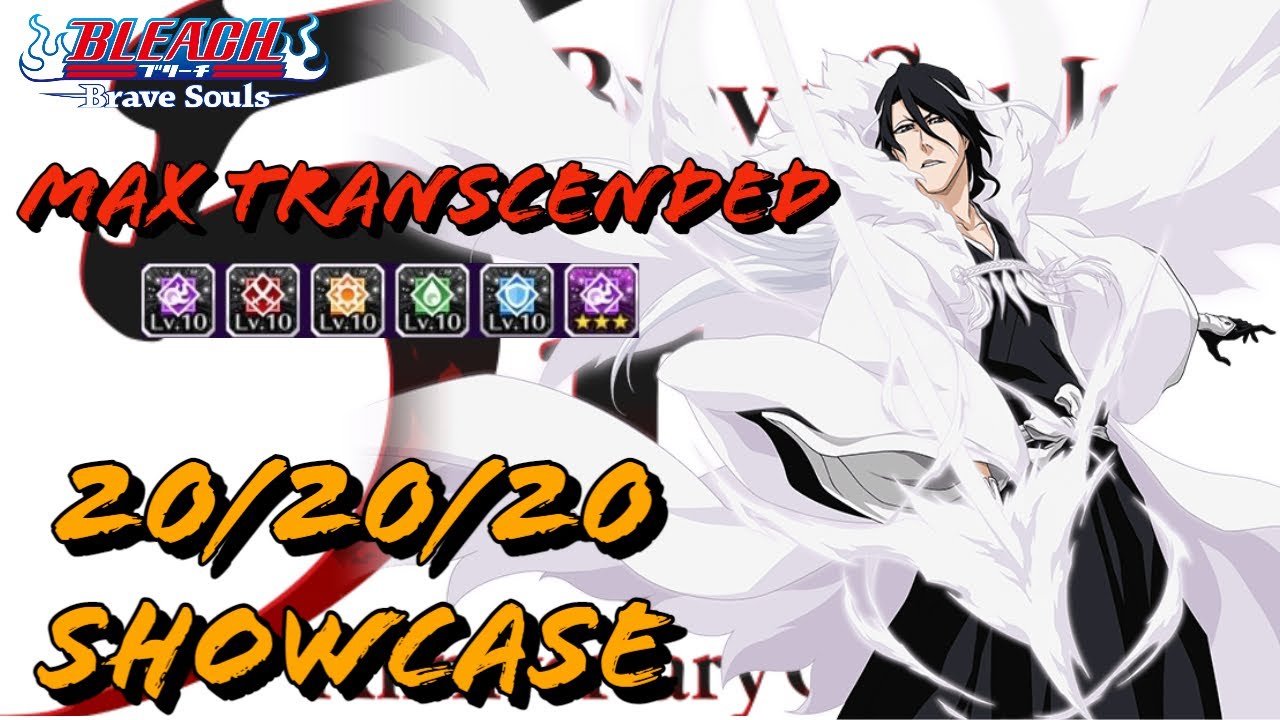 Byakuya (5th Anniversary) MAX TRANSCENDED T20 Showcase | Bleach Brave Souls