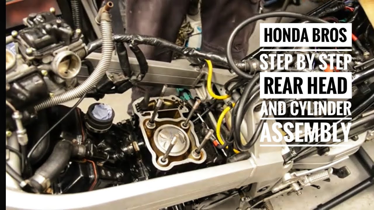 Honda Bros Rear head and cylinder rebuild Part 2