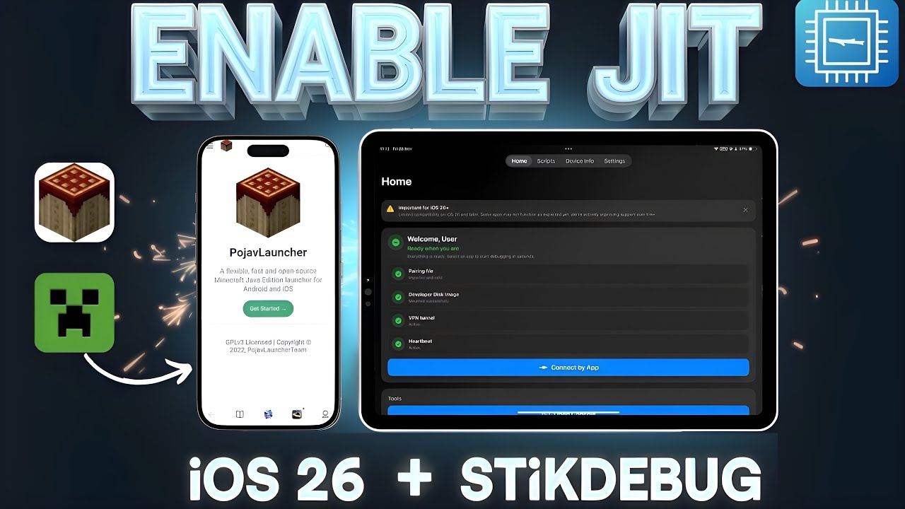 Как включить Jit в iOS 26 | Последнее обновлённое руководство StikDebug для iPhone и iPad