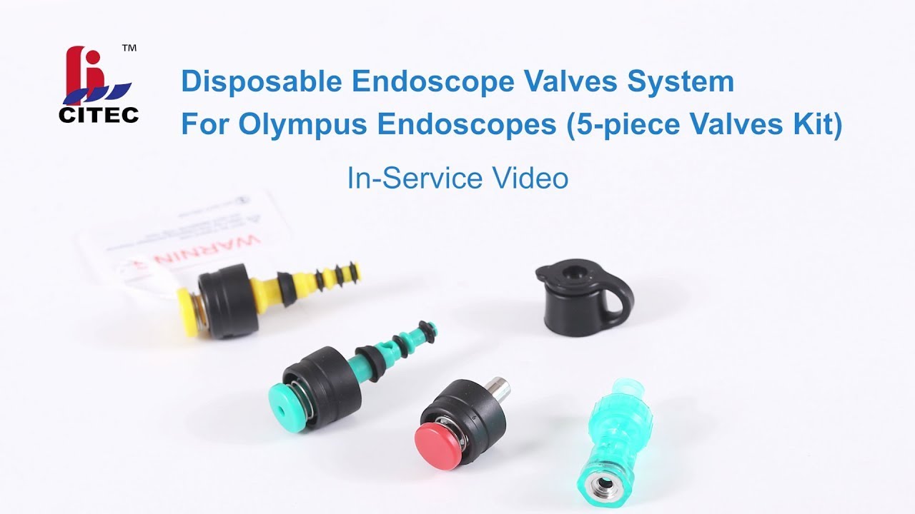 CITEC™ Disposable Endoscope Valves System For Olympus Endoscopes In-Service Video 2506