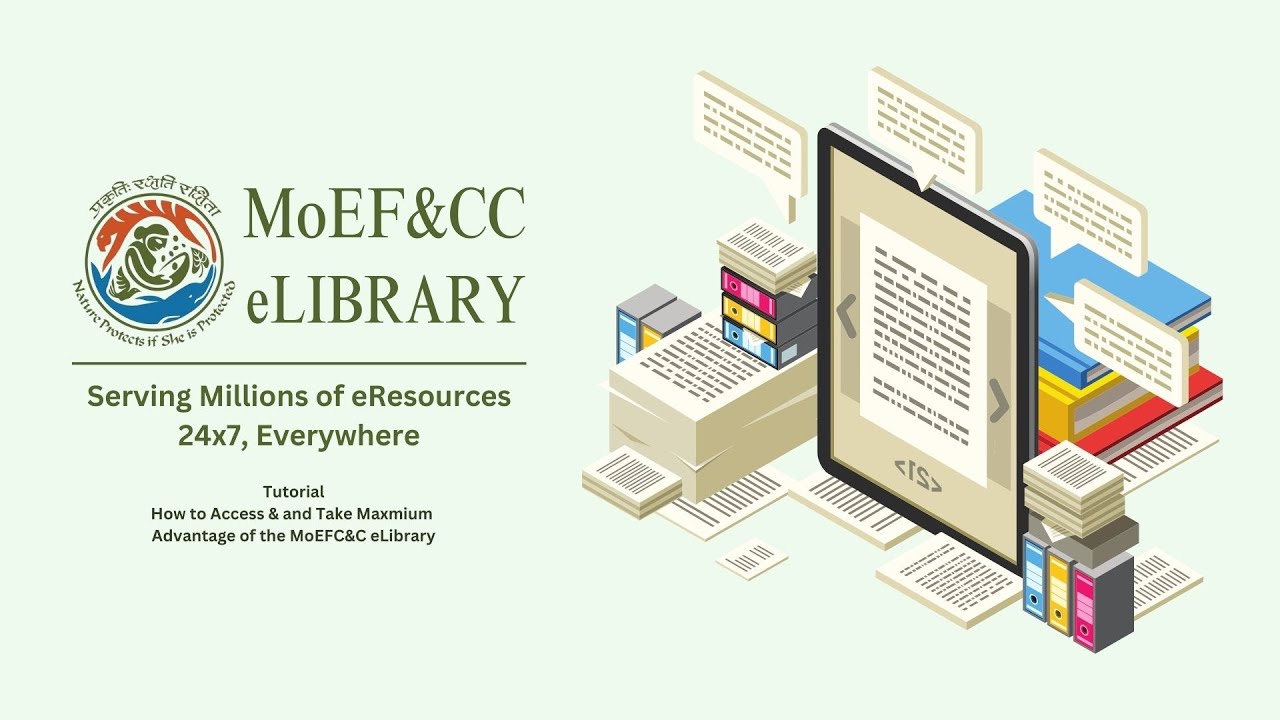 MOEFCC eLibrary | Tutorial I Refread