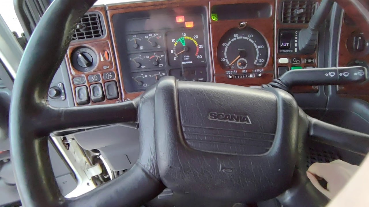 Scania 164L 580 v8 coldstart
