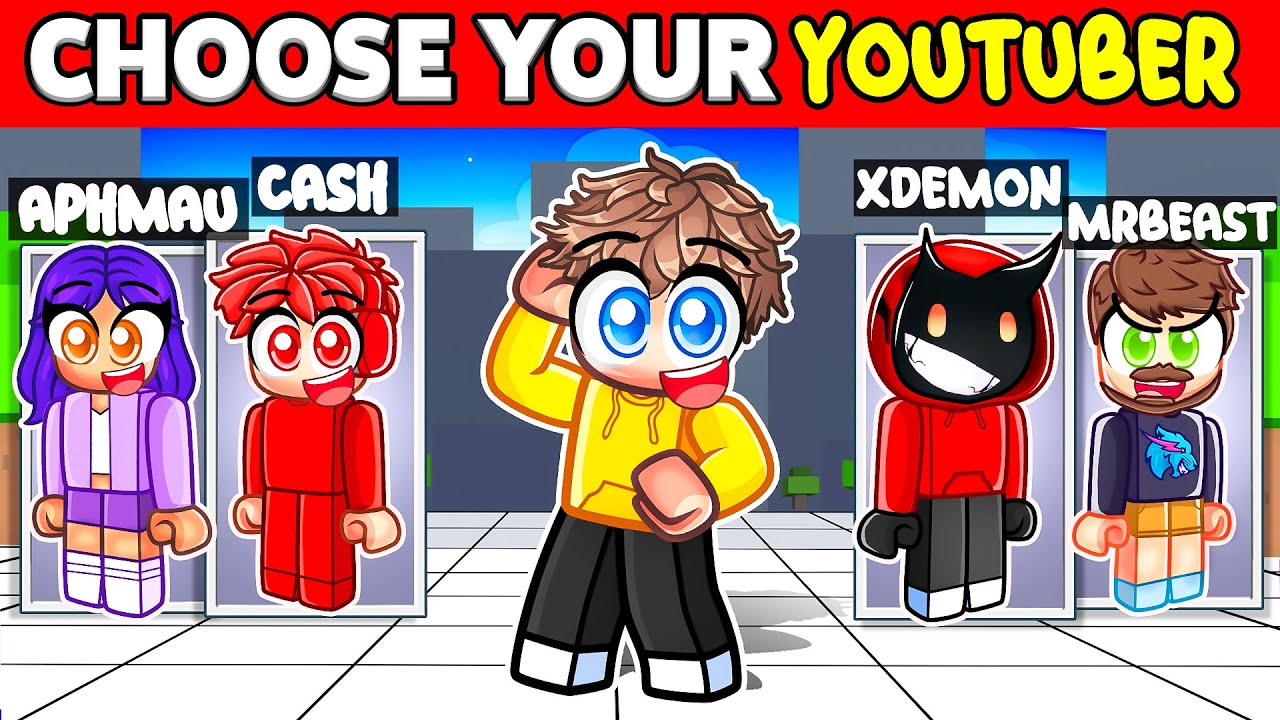 Roblox Strongest Battlegrounds But You Can CHOOSE YOUR YOUTUBER!