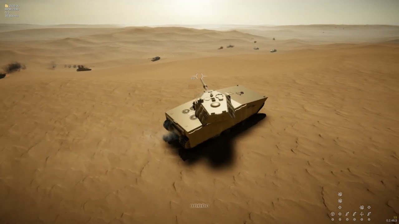스프로킷 짭 Kpz-70 대 짭 MGCS 4대 4 테스트
