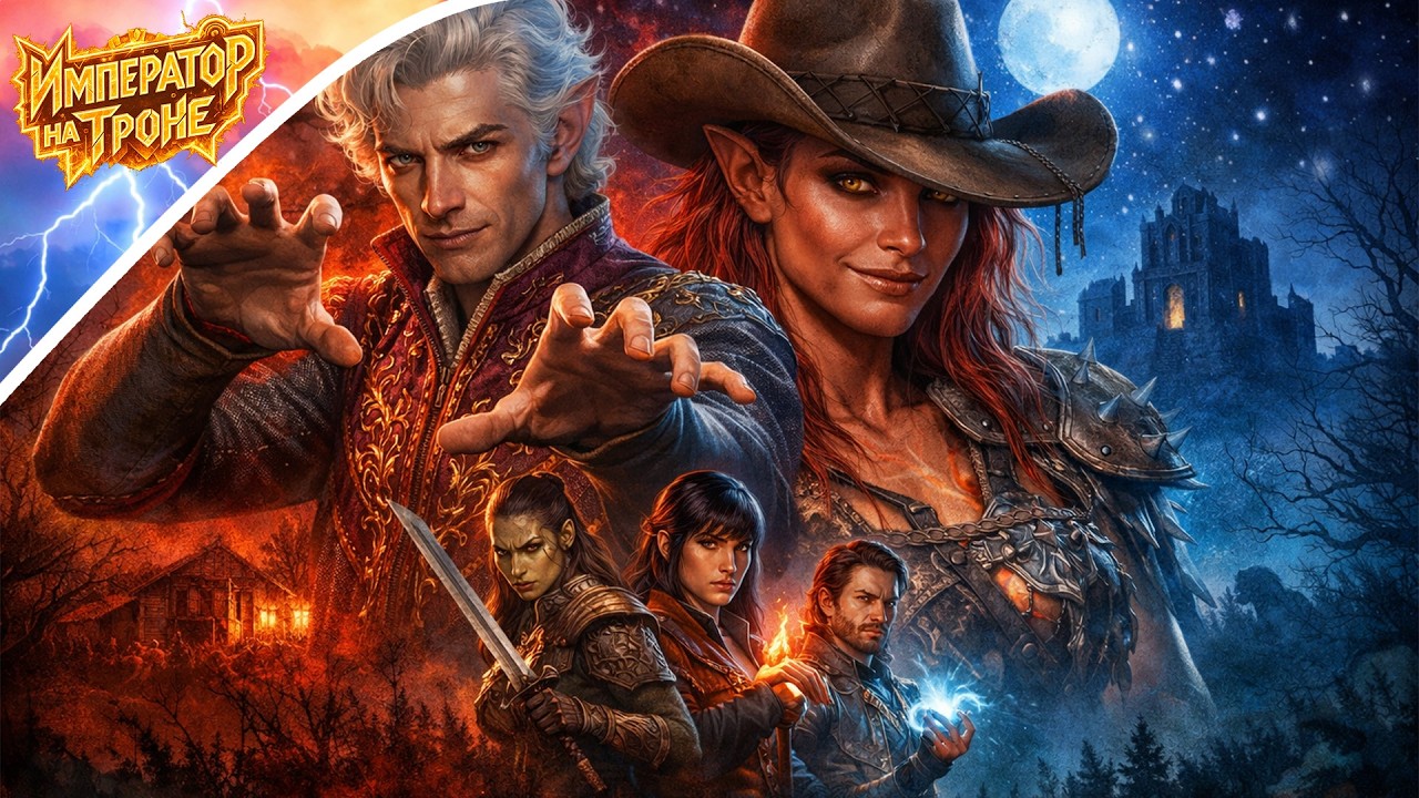 НОЧНАЯ DnD BALDURS GATE 3 С ПОДРУЖКОЙ