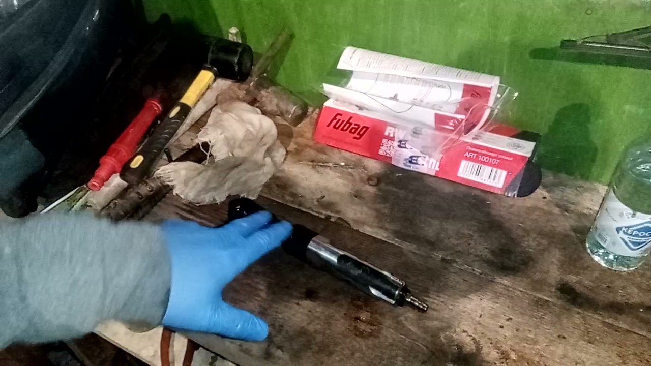 САМАЯ ДЕШЁВАЯ ПНЕВМОТРИЩЕТКА FUBAG RW61 расконсервация.