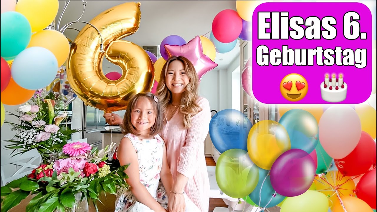 Elisas 6. Geburtstag 🎂 Geschenke! Kuchen & Deko Kindergeburtstag mit Schatzsuche! Mamiseelen