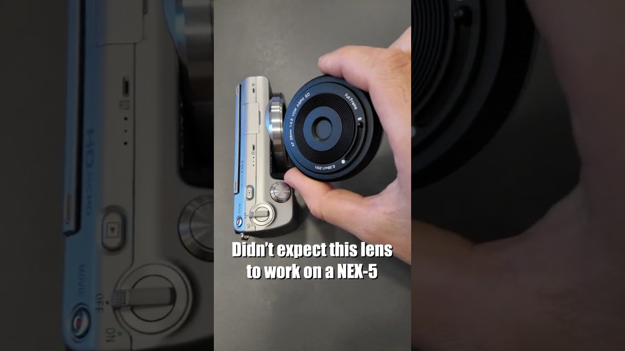 Proof that the Viltrox 28mm f4.5 works on the NEX-5