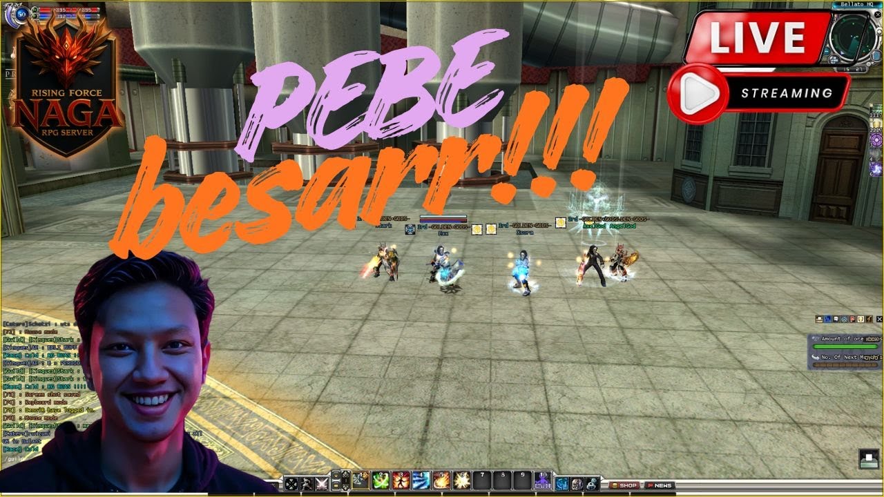LIVE RF NAGA - PEBE BESAR !!!