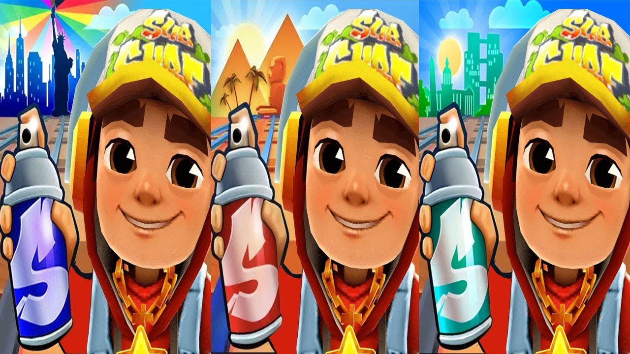 Subway Surfers Buenos Aires 2023 Jake Star Outfit vs Subway Surfers Cairo vs New York Gameplay HD