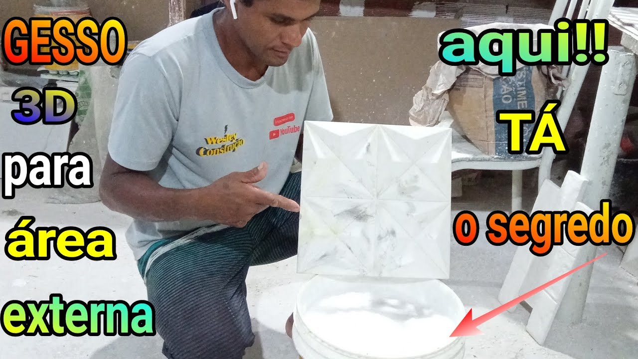 Como impermeabilizar as placas de gesso3D ja pronta para área externa!!