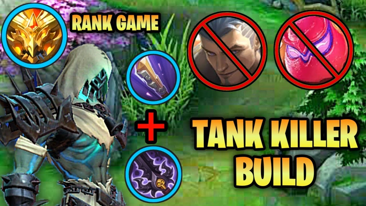 TOP GLOBAL ARGUS BEST TANK KILLER BUILD OR EMBLEM 2024 MOBILE LEGENDS