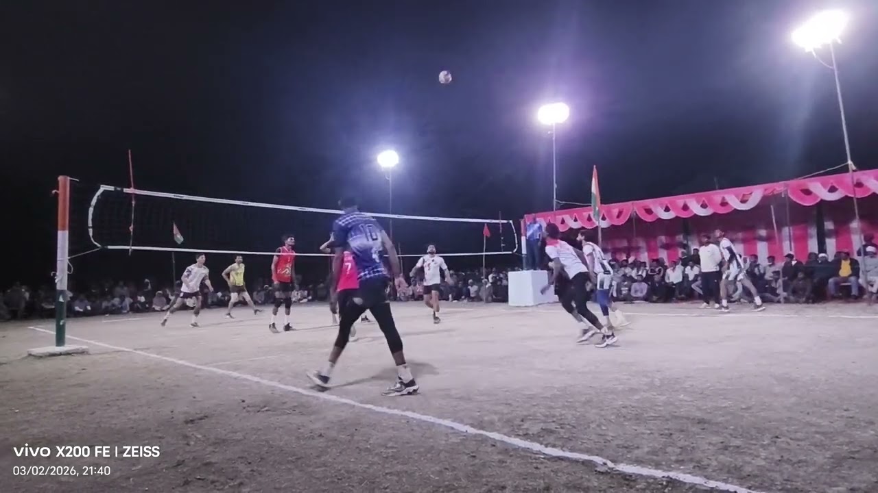 Railway ddu vs prayagraj Robertsganj tendu mod koshi volleyball match 