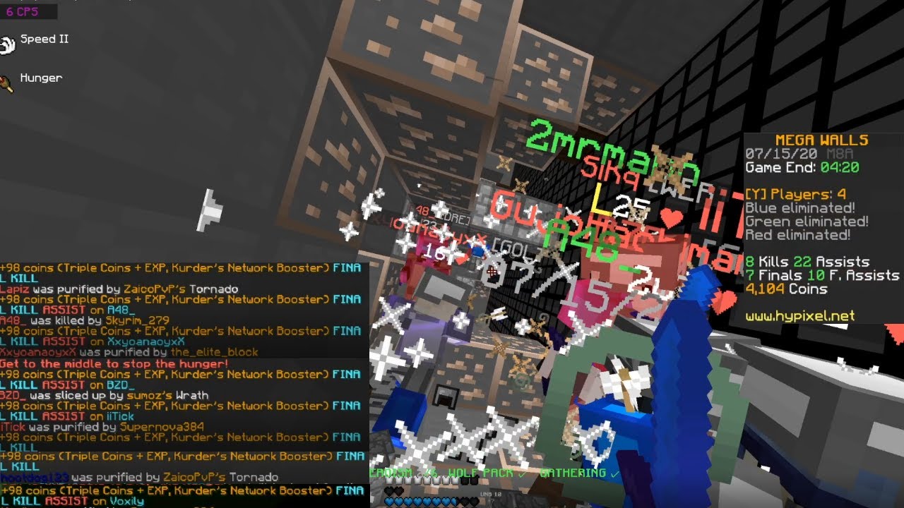 MASSIVE SHAMAN HOLEFIGHT! INTENSE COMEBACK (17 FK FA) | MEGA WALLS