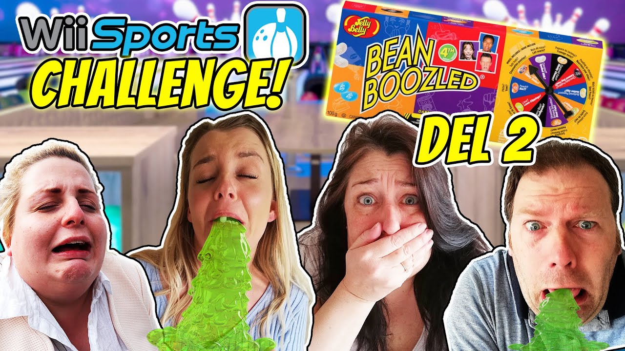 BEAN BOOZLED/WII SPORTS CHALLENGE (DEL 2)🤩 TUTTI FRUTTI/DØD FISK🤮 NOGEN kan ikke smage forskel!😂