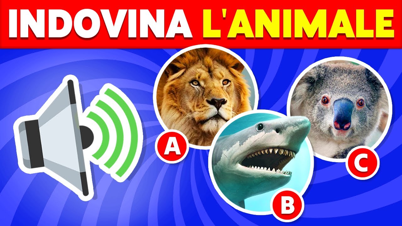 Indovina i Suoni degli Animali 🐶🔊🦁 | Suoni degli Animali per Bambini