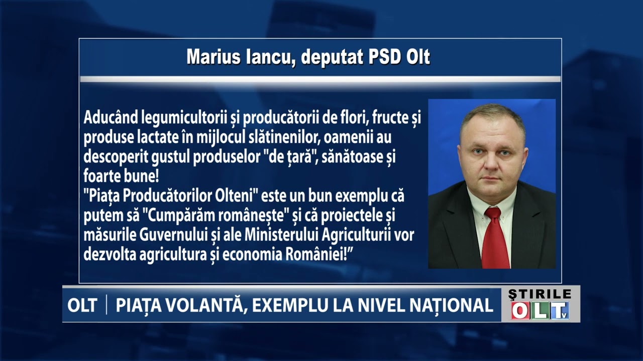 OLT PIATA VOLANTA EXEMPLU LA NIVEL NATIONAL 2109