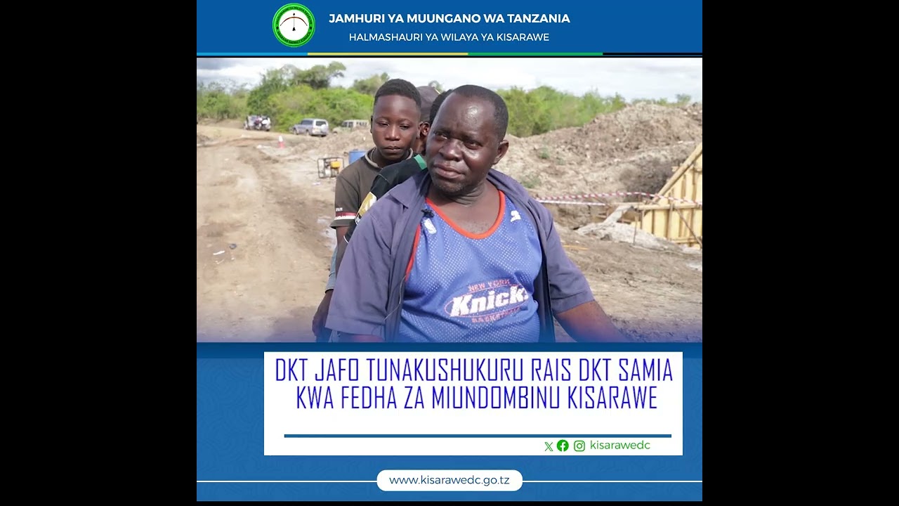 DKT JAFO TUNASHUKURU RAIS DKT SAMIA KWA FEDHA ZA MIUNDOMBINU KISARAWE