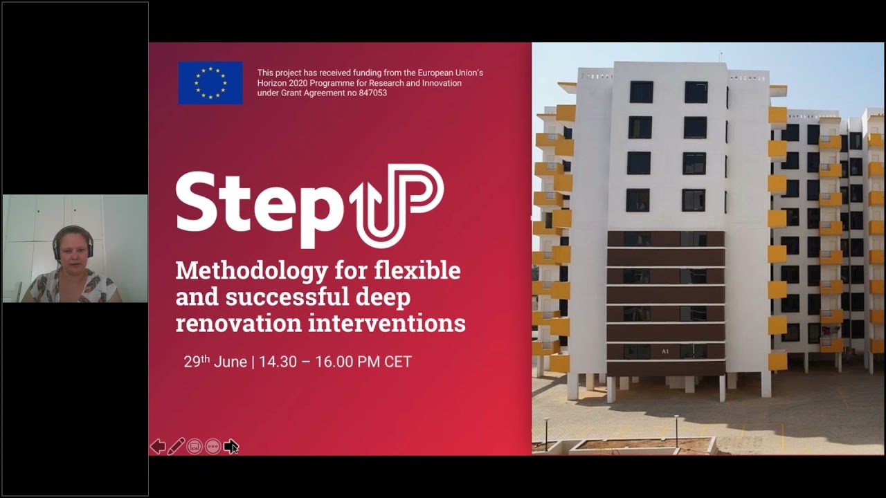 StepUP webinar -  Designing deep renovation for the decarbonisation of the EU building stock