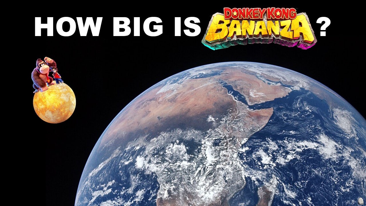 How Big is the Planet in DK BANANZA?