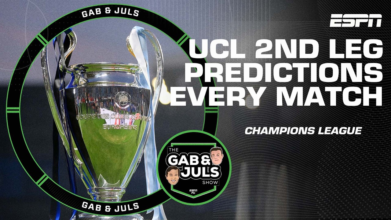 Champions League second leg PREDICTIONS! Who will make the UCL quarterfinals? | ESPN FC