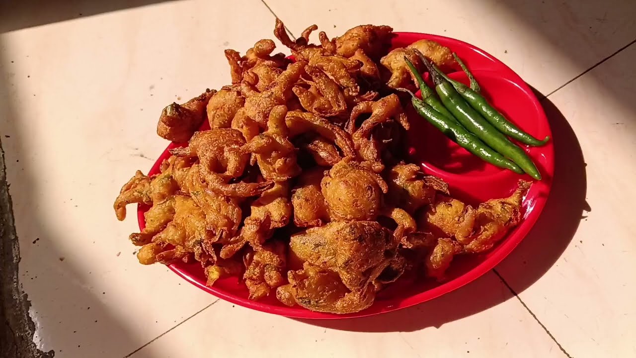 खुसखुशीत कांदा भजी 