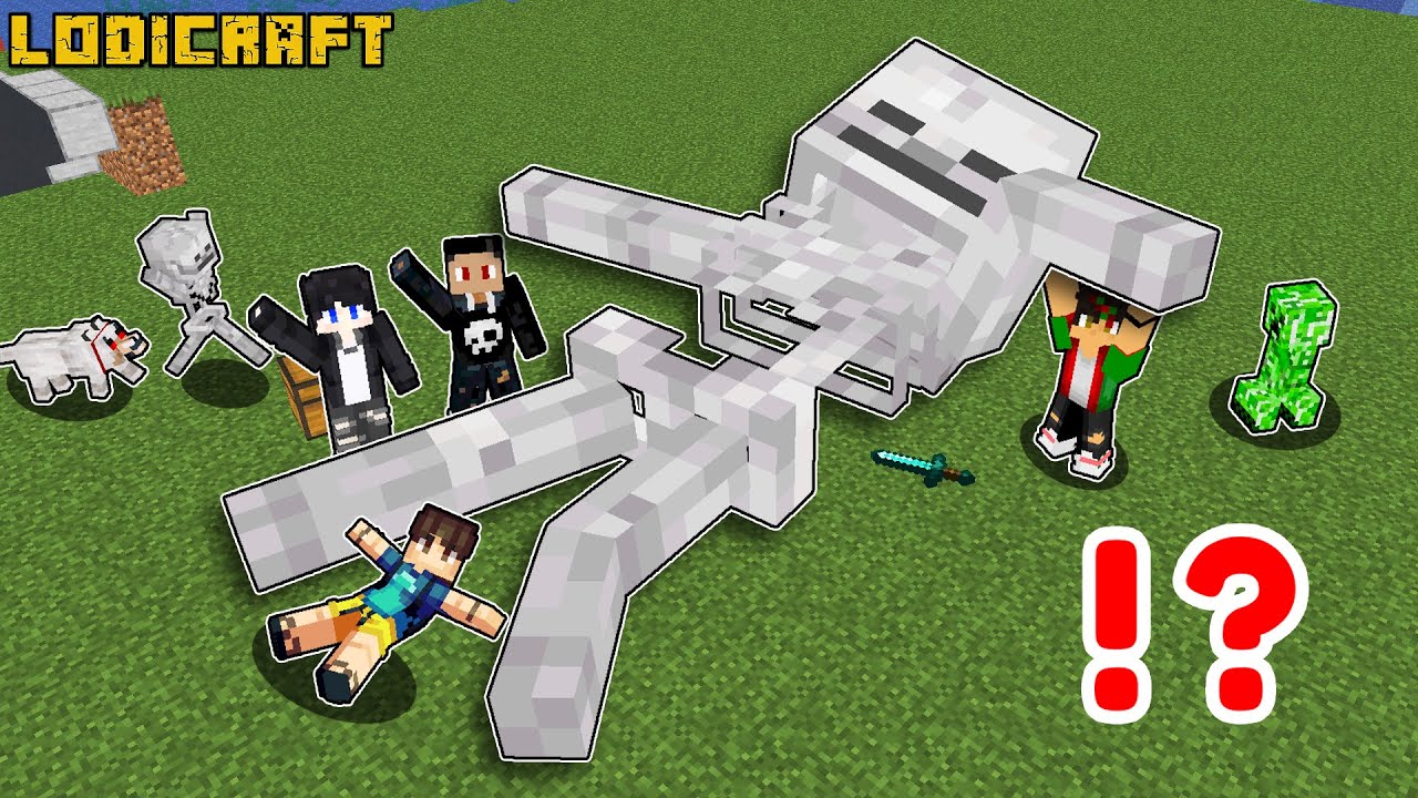 We Killed the Super SKELETON in Minecraft ( Tagalog )