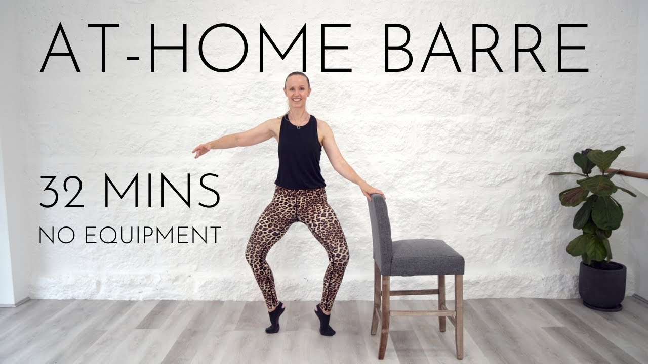 Barre Workout At Home - FAST RESULTS - 32 Minutes - FULL BODY WORKOUT