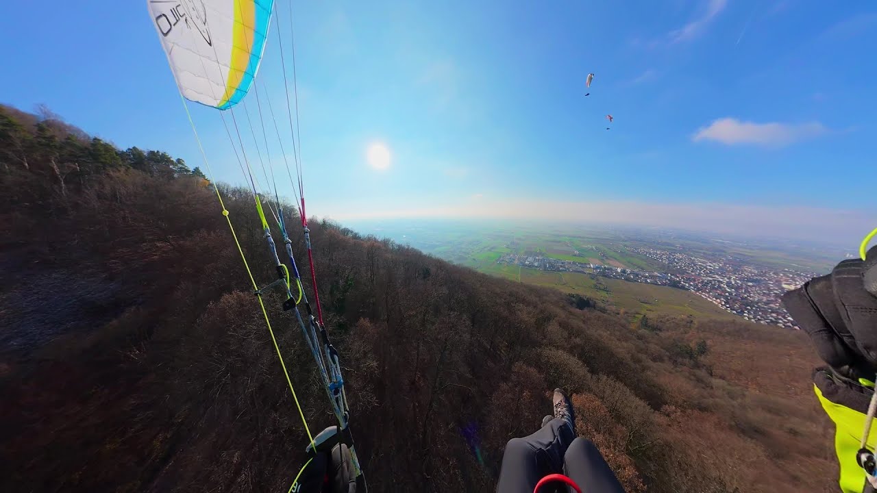 Paragliding Ölberg - bei der Landung krass verschätzt - AirDesign UFO 2 [22.11.2025]