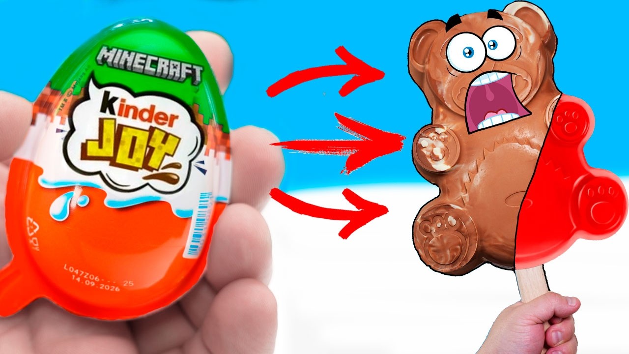 ENFIEI UM PALITO NO SORVETE DE URSO