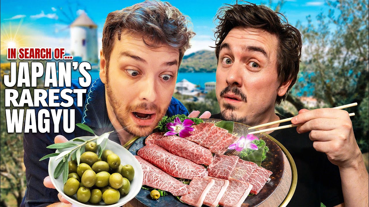 I Tried Japan's Rarest Beef (Olive Wagyu) | Feat. @CDawgVA