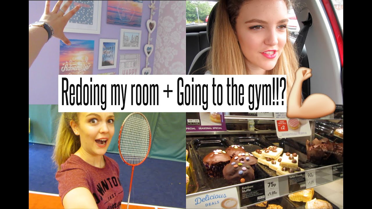 VLOG: Redoing My Room + Going to the Gym!!?