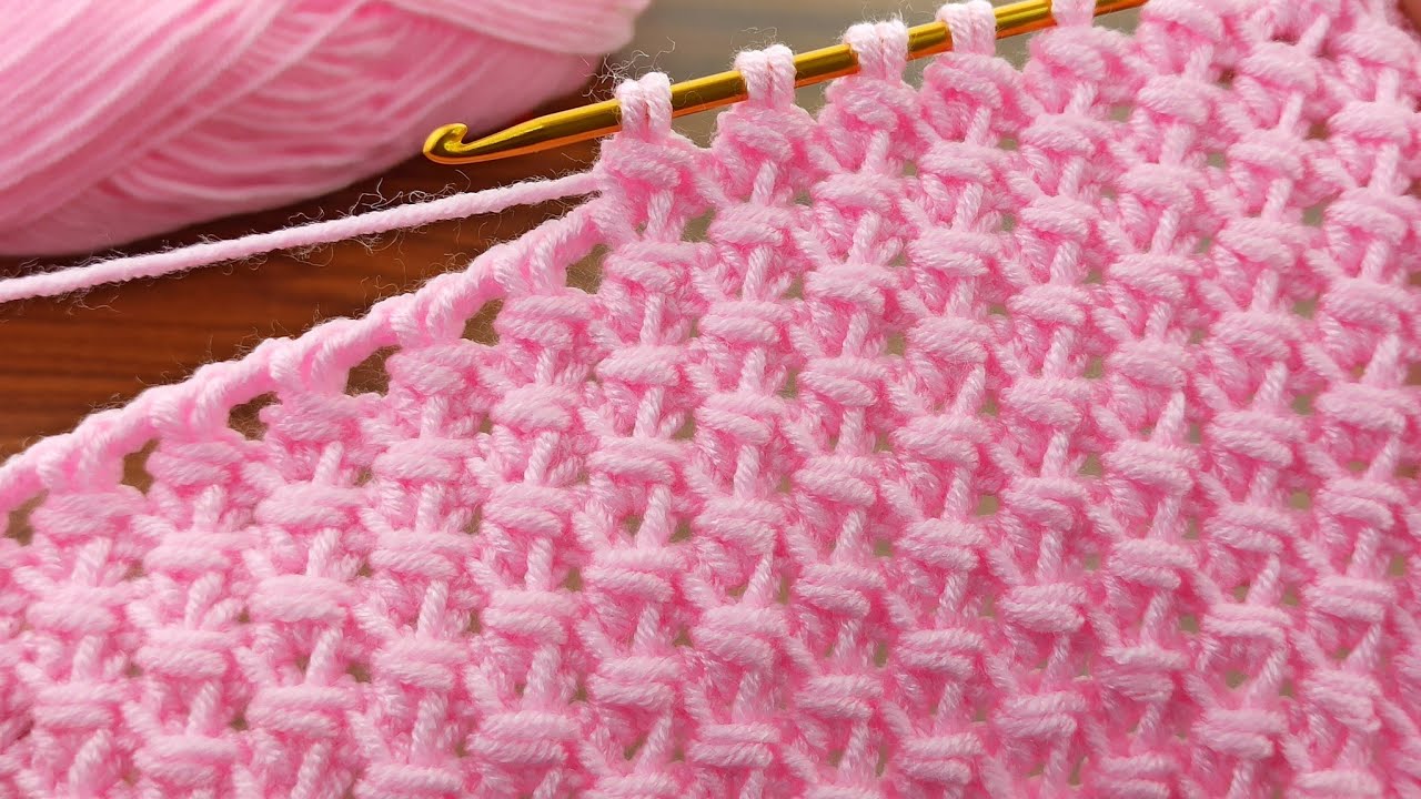 Super Easy Tunisian   Crochet Baby Blanket For Beginners online Tutorial#crochetbabyblanket#crochet