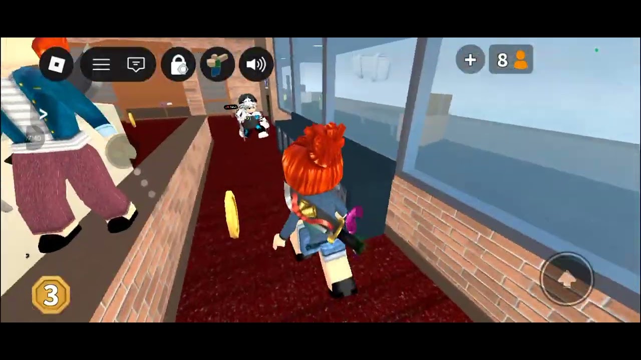 Fingi ser noob no murder! #mm2 #roblox #noob #bacon