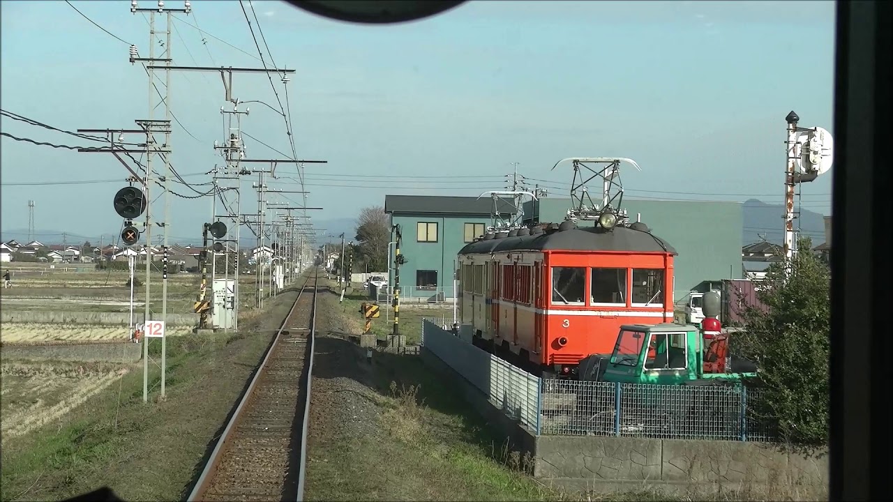 【4K前面展望】一畑電車　急行「出雲大社号」出雲大社前→松江しんじ湖温泉