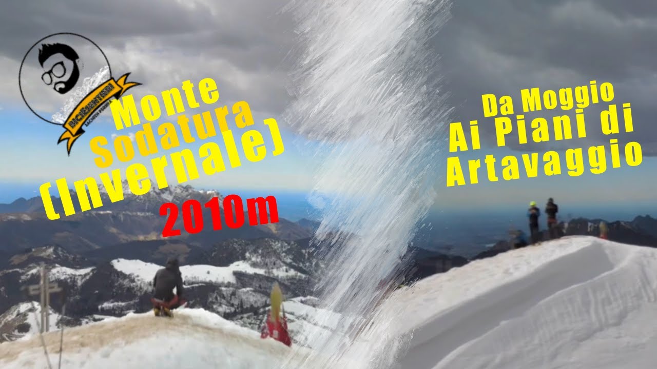 Monte Sodadura da Moggio - invernale #escursione #drone #montesodadura #rifugionicola