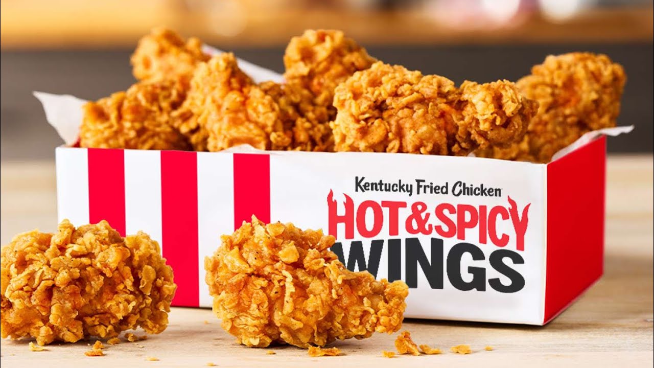 TRYING KFC’S  HOT & SPICY WINGS!! 🌶️🥵